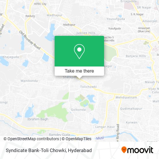 Syndicate Bank-Toli Chowki map