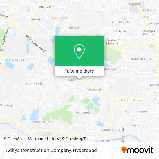 Aditya Construction Company map