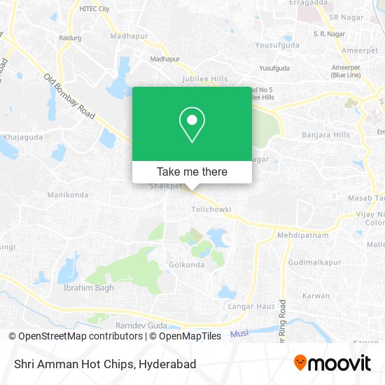 Shri Amman Hot Chips map