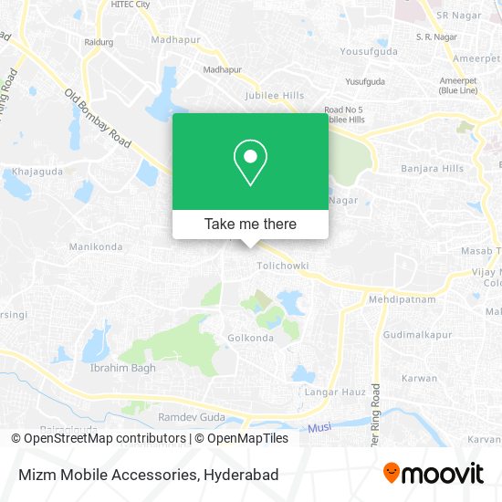 Mizm Mobile Accessories map