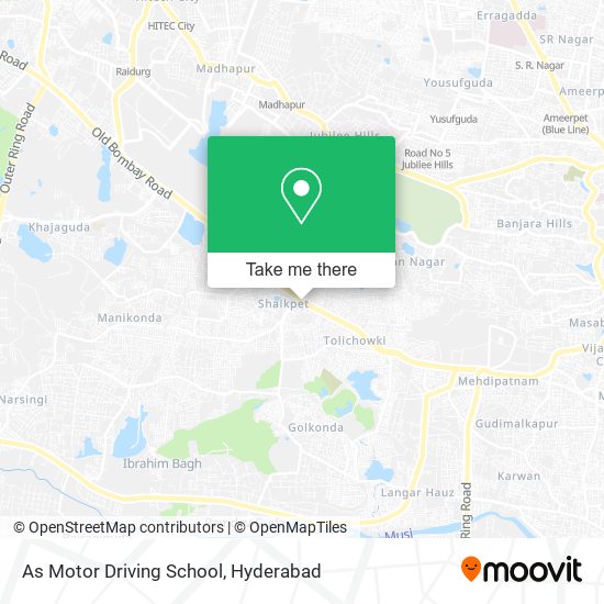 As Motor Driving School map