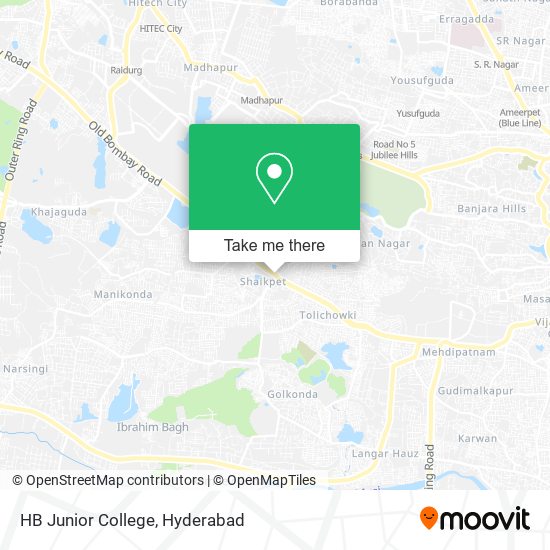 HB Junior College map