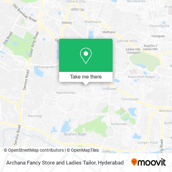 Archana Fancy Store and Ladies Tailor map