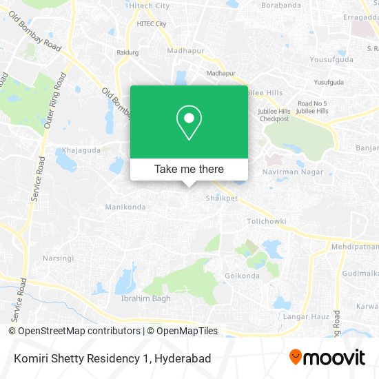 Komiri Shetty Residency 1 map
