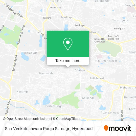 Shri Venkateshwara Pooja Samagri map