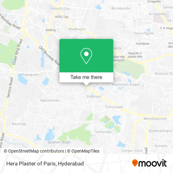 Hera Plaster of Paris map