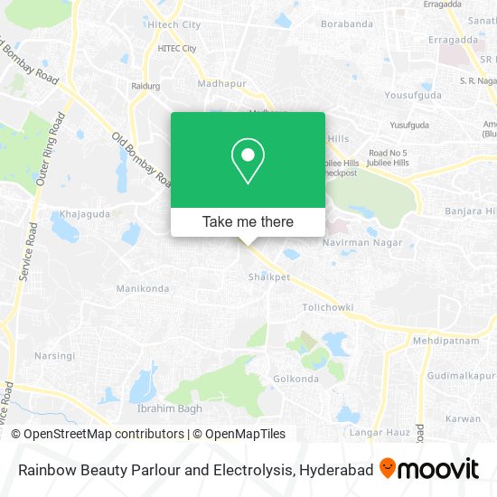 Rainbow Beauty Parlour and Electrolysis map