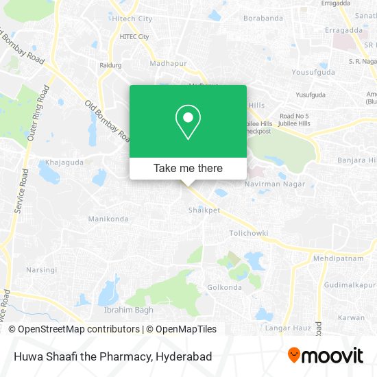 Huwa Shaafi the Pharmacy map