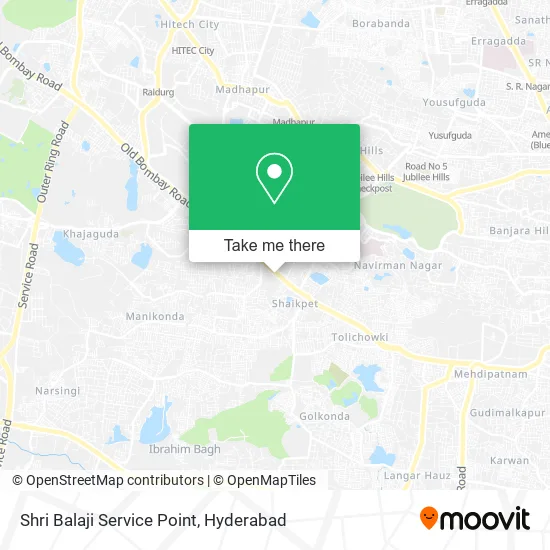 Shri Balaji Service Point map