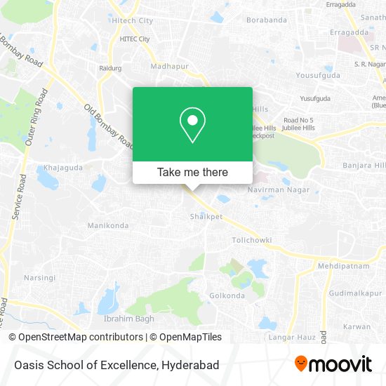 Oasis School of Excellence map