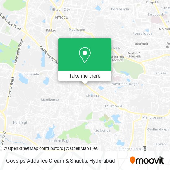 Gossips Adda Ice Cream & Snacks map