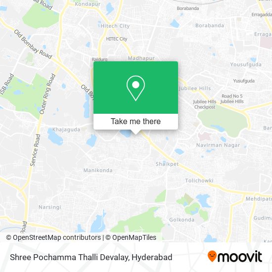 Shree Pochamma Thalli Devalay map