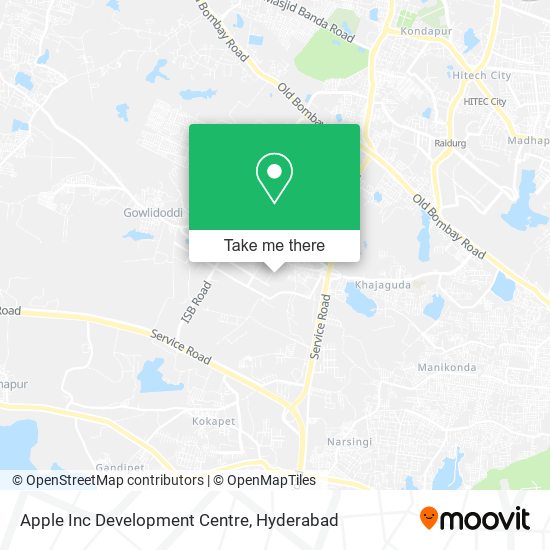 Apple Inc Development Centre map