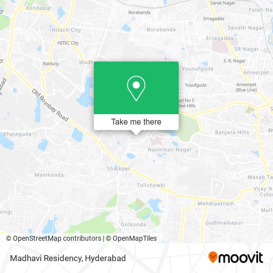 Madhavi Residency map