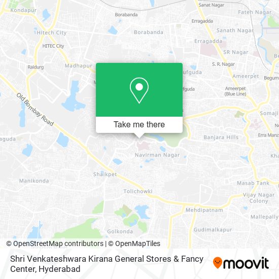 Shri Venkateshwara Kirana General Stores & Fancy Center map