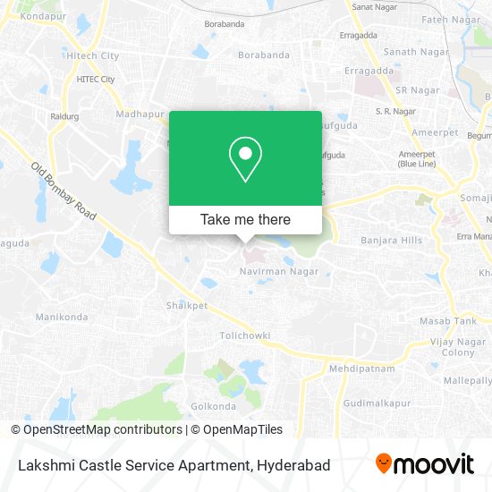 Lakshmi Castle Service Apartment map