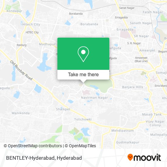 BENTLEY-Hyderabad map