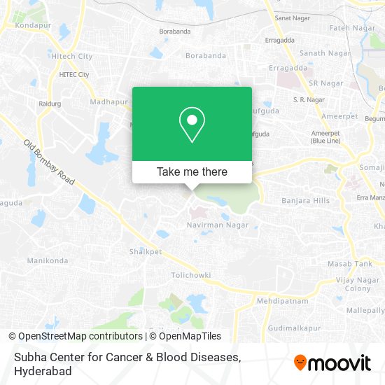 Subha Center for Cancer & Blood Diseases map