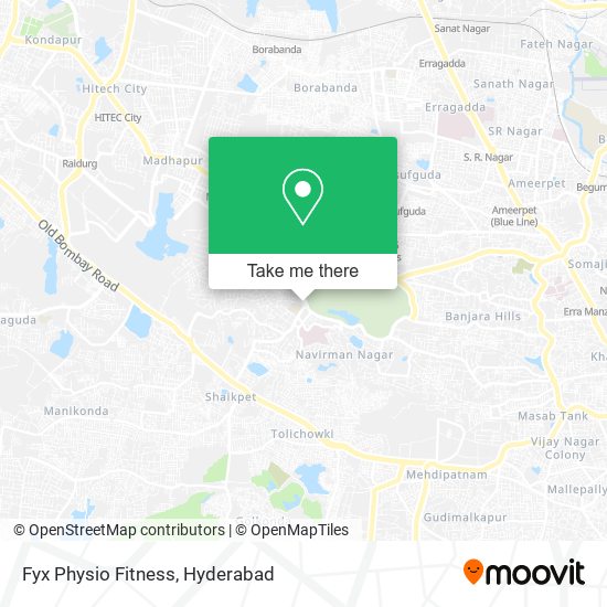 Fyx Physio Fitness map