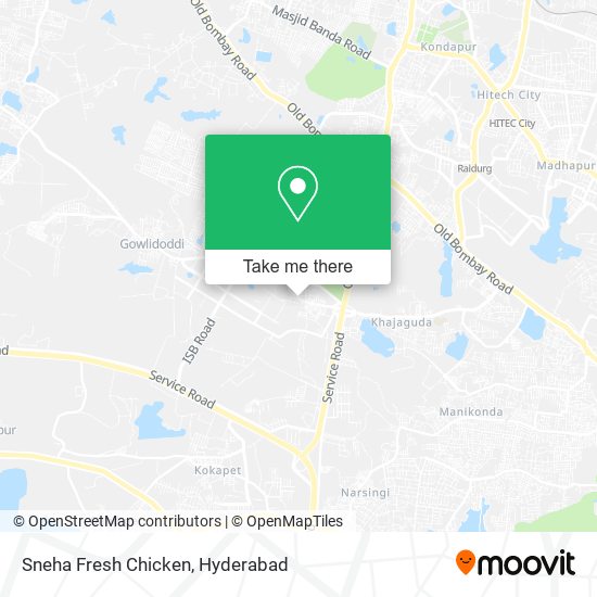 Sneha Fresh Chicken map