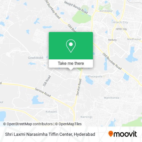 Shri Laxmi Narasimha Tiffin Center map
