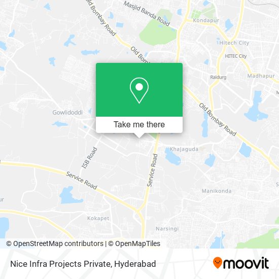 Nice Infra Projects Private map