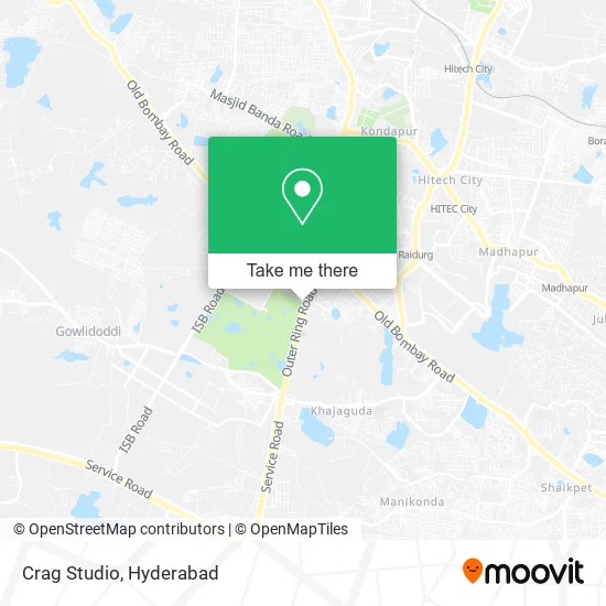 Crag Studio map