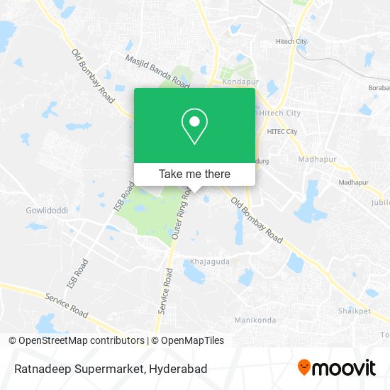 Ratnadeep Supermarket map