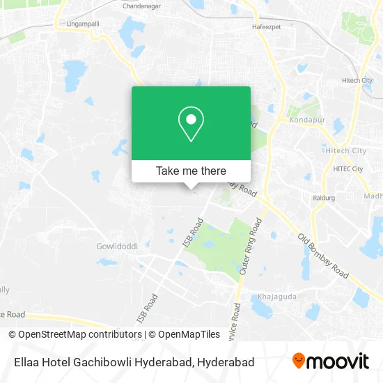 Ellaa Hotel Gachibowli Hyderabad map