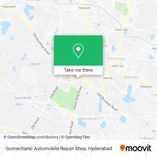 Gomechanic Automobile Repair Shop map