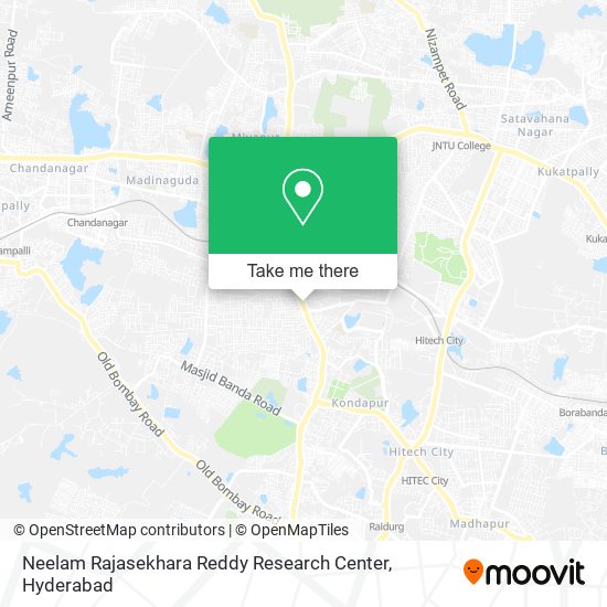 Neelam Rajasekhara Reddy Research Center map