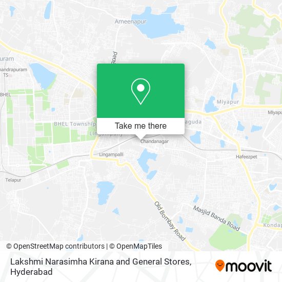 Lakshmi Narasimha Kirana and General Stores map