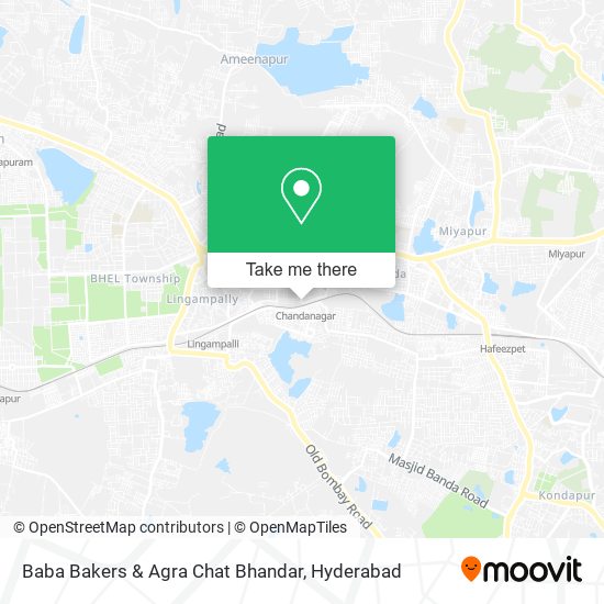 Baba Bakers & Agra Chat Bhandar map