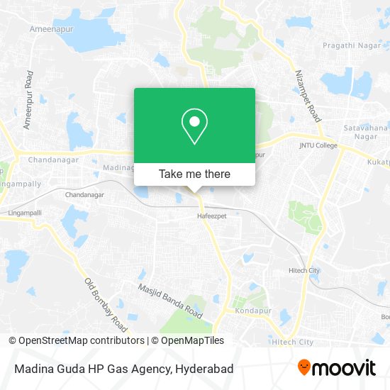 Madina Guda HP Gas Agency map