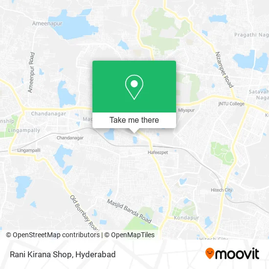 Rani Kirana Shop map