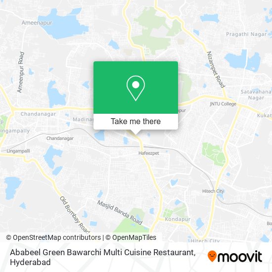 Ababeel Green Bawarchi Multi Cuisine Restaurant map