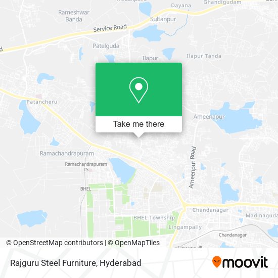 Rajguru Steel Furniture map