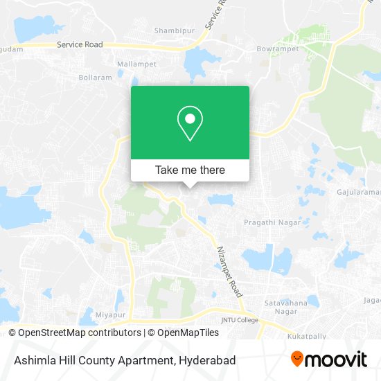 Ashimla Hill County Apartment map