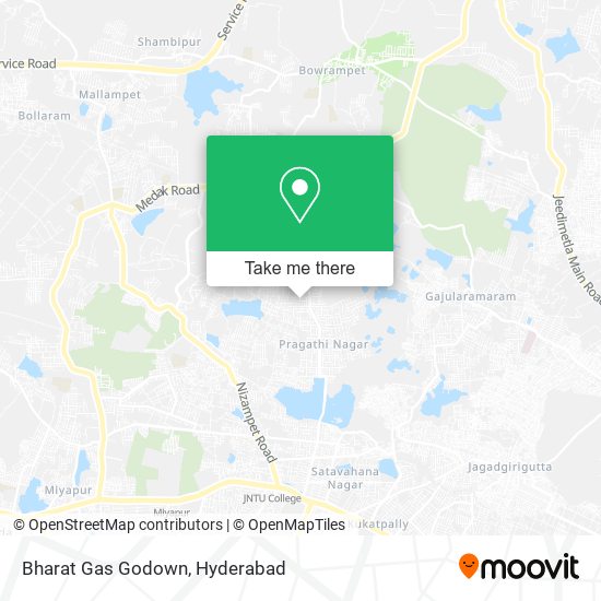 Bharat Gas Godown map