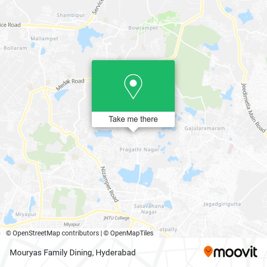 Mouryas Family Dining map