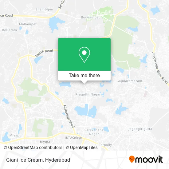 Giani Ice Cream map