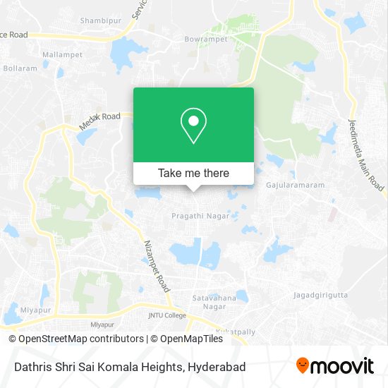 Dathris Shri Sai Komala Heights map