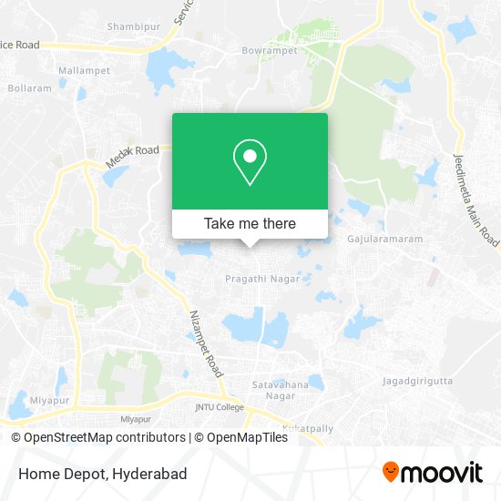 Home Depot map