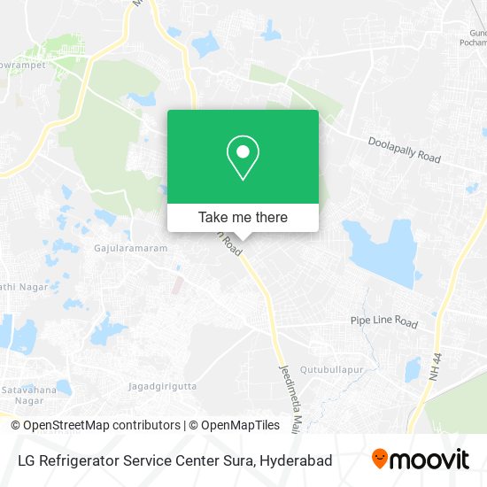 LG Refrigerator Service Center Sura map