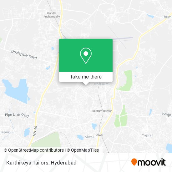 Karthikeya Tailors map