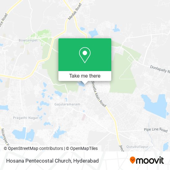 Hosana Pentecostal Church map