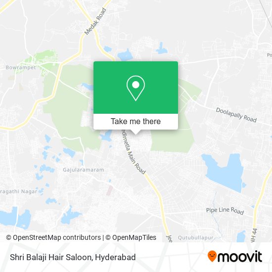 Shri Balaji Hair Saloon map