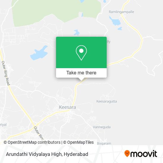 Arundathi Vidyalaya High map