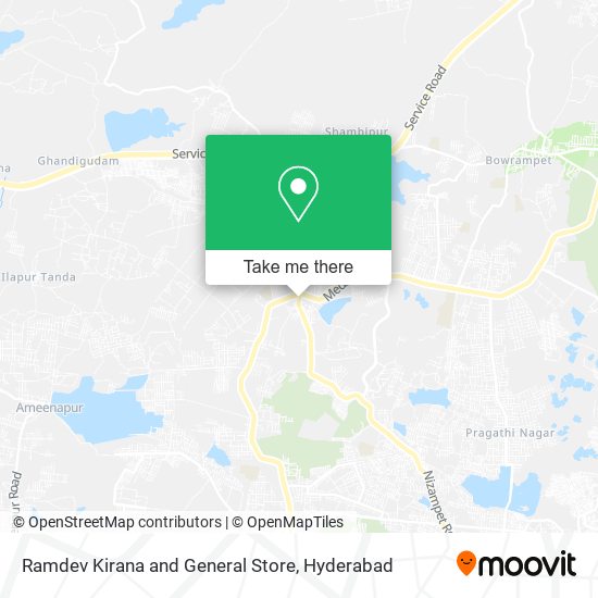 Ramdev Kirana and General Store map