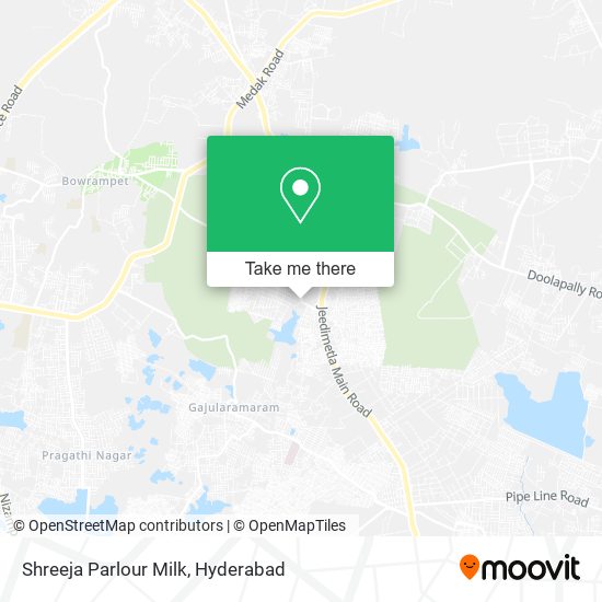 Shreeja Parlour Milk map